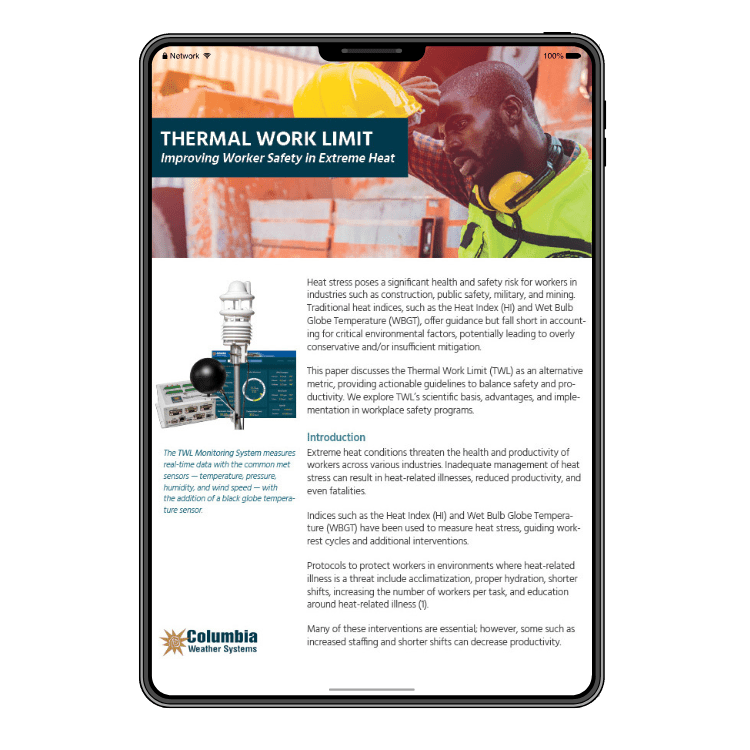 Thermal Work Limits White Paper